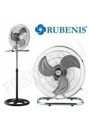 PRO 1000 RBS20 AYAKLI VANTİLATÖR SANAYİ TİPİ RUBENİS 18İNÇ 46CM 130W (1*1)
